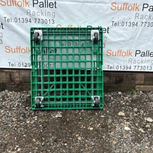 HEAVY DUTY PLASTIC WHEELED WAREHOUSE DOLLY TOTE MOVING PLATFORM TROLLEY SKATE
