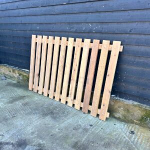 Used Heavy Duty Slatted Timber Decking Boards Pallet Racking Shelving Decks