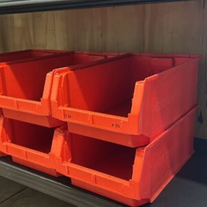 Plastic Stackable Storage Boxes Container Tote Box Car Small Parts Bin Crate
