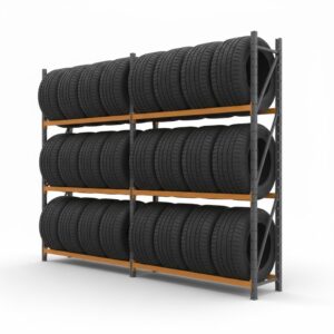 Heavy Duty Garage Workshop Car Wheel Storage Tyre Mechanic Racking Tire Bay Unit