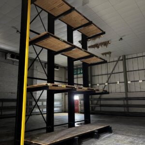Cantilever Racking Heavy Duty Single Sided Triple Bay 7m Height 4.982m Length
