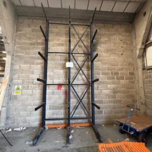 Cantilever Racking Double Bay Heavy Duty Single Sided 4.8m Height 2.1m Length
