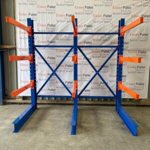 EXCEL CANTILEVER RACKING HEAVY DUTY SINGLE SIDED DOUBLE BAY WAREHOUSE STORAGE