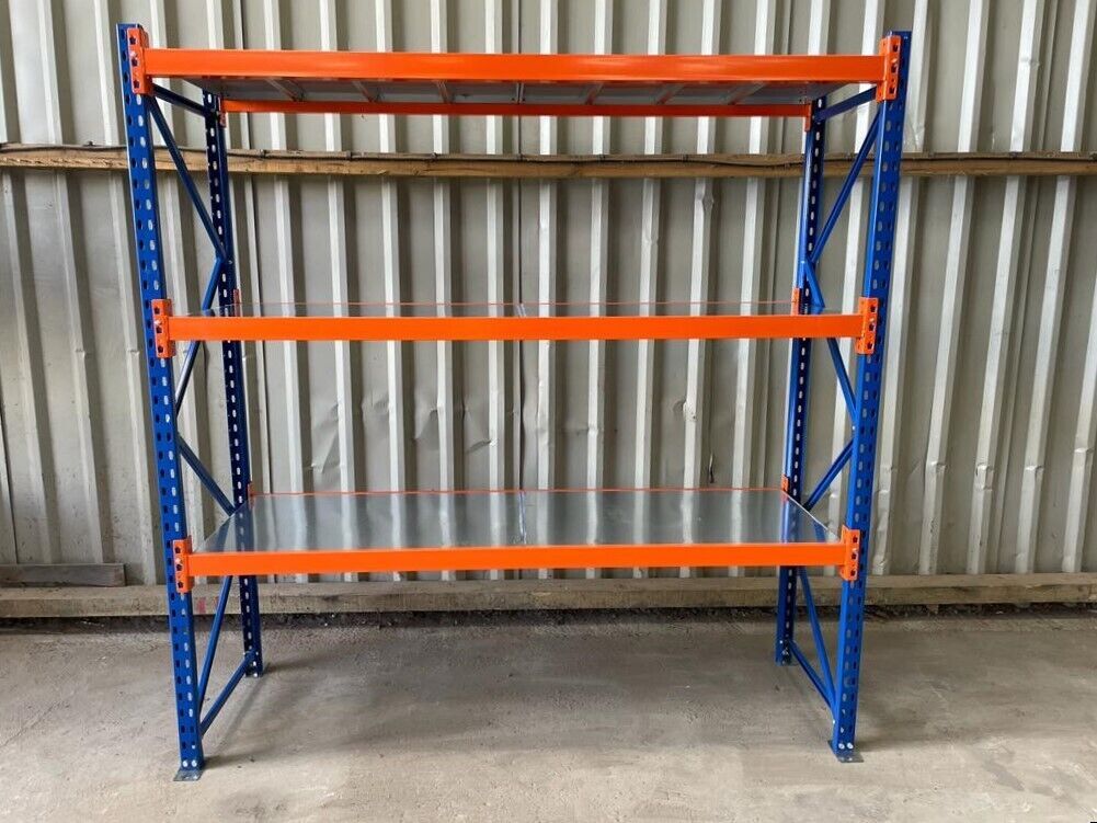 Used Heavy Duty Galvanised Metal Mesh Decking Pallet Racking Shelving Decks